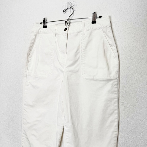 Boden White Straight Leg Pants - Picture 5 of 12